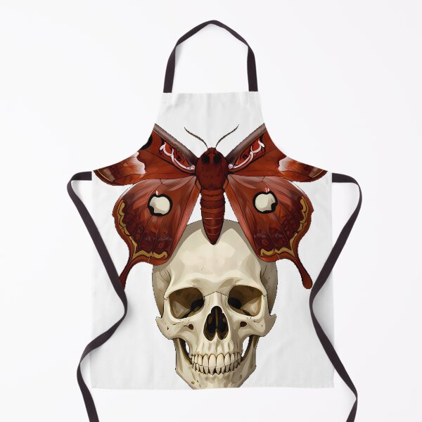 Item preview, Atlas Moth with Skull designed and sold by IllumeInk.