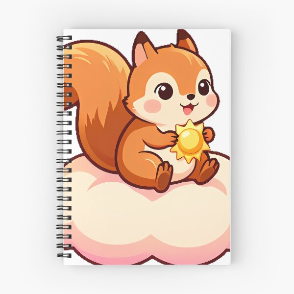 Item preview, Squirrel with Sunset Cloud designed and sold by pumsquare.