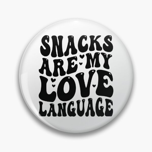 Item preview, Snacks Are My Love Language Funny Food Lover | Snack Addict Gift | Cute Food Humor Design designed and sold by 76Valeria.