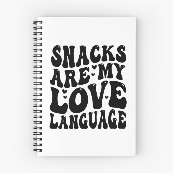 Item preview, Snacks Are My Love Language Funny Food Lover | Snack Addict Gift | Cute Food Humor Design designed and sold by 76Valeria.
