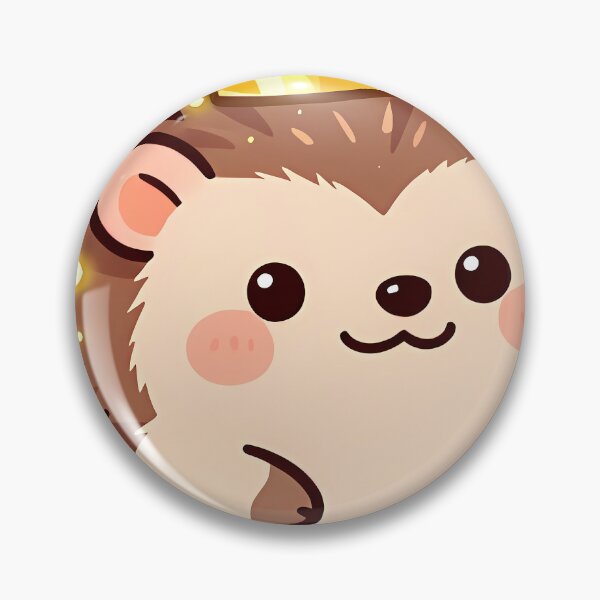 Item preview, Hedgehog with Sunset Crown designed and sold by pumsquare.