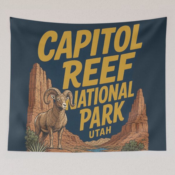 Item preview, Capitol Reef National Park Utah Cute Landscape  designed and sold by HowToCanadian.