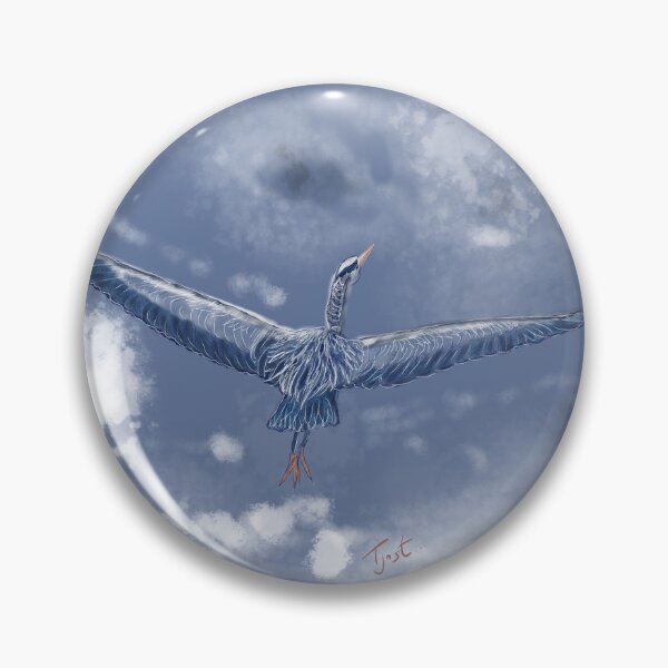 Item preview, Flying Heron designed and sold by TinaJostDesigns.