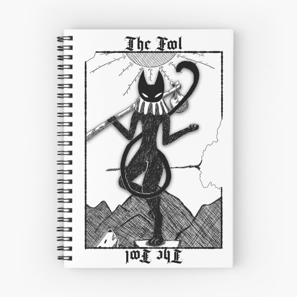 Item preview, The Fool Cat tarot card designed and sold by Purrfecty.