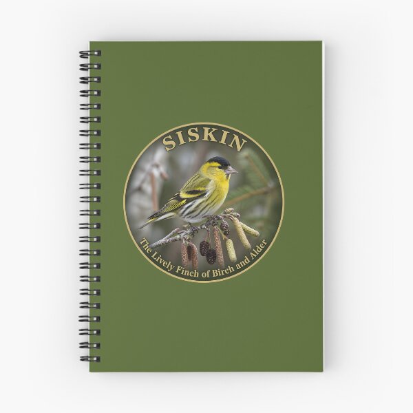 Item preview, SISKIN – The Lively Finch of Birch and Alder designed and sold by The Digital Compass.