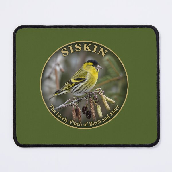 Item preview, SISKIN – The Lively Finch of Birch and Alder designed and sold by The Digital Compass.