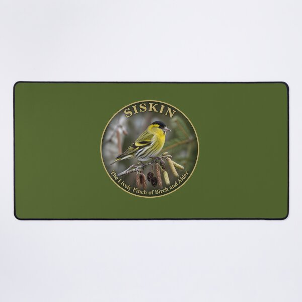 Item preview, SISKIN – The Lively Finch of Birch and Alder designed and sold by The Digital Compass.