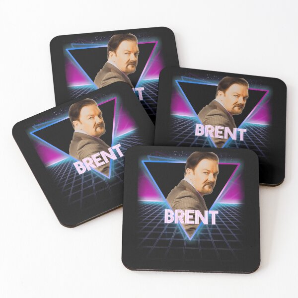 Item preview, The Office David Brent Retro 80S Neon Landscape designed and sold by villadeeke.