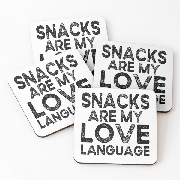 Item preview, Snacks Are My Love Language Funny Food Lover | Snack Addict Gift | Cute Food Humor Design designed and sold by 76Valeria.