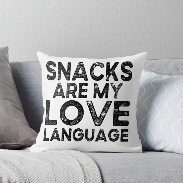 Item preview, Snacks Are My Love Language Funny Food Lover | Snack Addict Gift | Cute Food Humor Design designed and sold by 76Valeria.