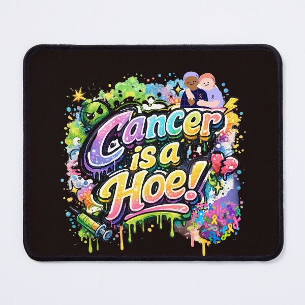 Item preview, Cancer Is A Hoe Pink Sparkle Cancer Survivor Design designed and sold by WHDProduction45.