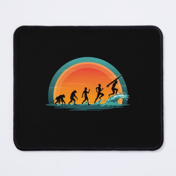 Item preview, Surf Evolution Sunset Retro Beach Surfer Funny Surfing designed and sold by MizoX7.