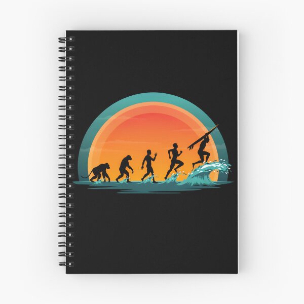 Item preview, Surf Evolution Sunset Retro Beach Surfer Funny Surfing designed and sold by MizoX7.