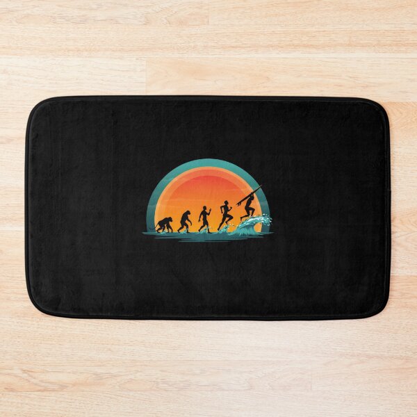 Item preview, Surf Evolution Sunset Retro Beach Surfer Funny Surfing designed and sold by MizoX7.