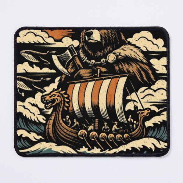 Item preview, Viking Bear Warrior – History Belongs To The Wild designed and sold by Dogandesighn.