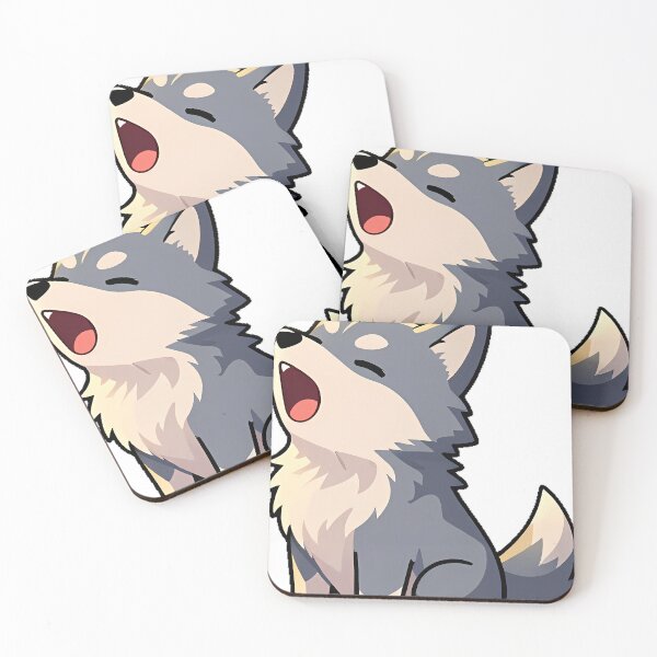 Item preview, Wolf Pup with Sunset Howl designed and sold by pumsquare.