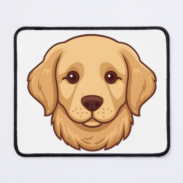 Item preview, Cute Golden Retriever Puppy Face Sticker designed and sold by VINTOR-.