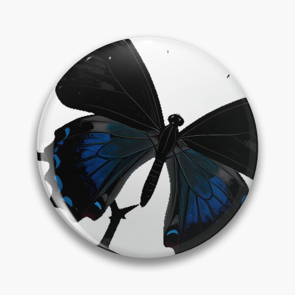 Item preview, Black Swallowtail with Thorny Vines designed and sold by IllumeInk.