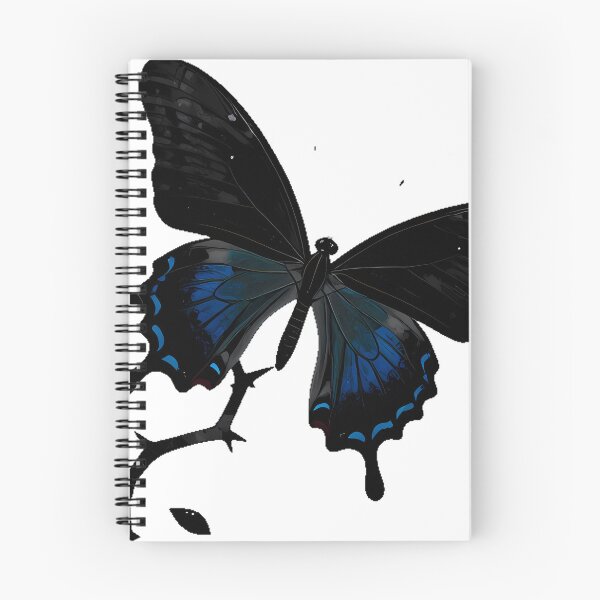 Item preview, Black Swallowtail with Thorny Vines designed and sold by IllumeInk.