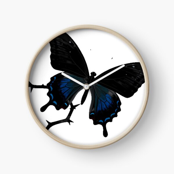 Item preview, Black Swallowtail with Thorny Vines designed and sold by IllumeInk.