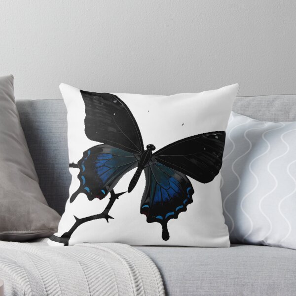 Item preview, Black Swallowtail with Thorny Vines designed and sold by IllumeInk.