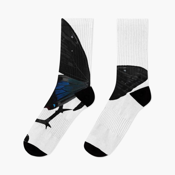 Item preview, Black Swallowtail with Thorny Vines designed and sold by IllumeInk.