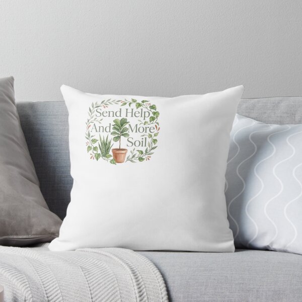 Item preview, Send Help And More Soil - Houseplant Hoarder designed and sold by BinAlgoPix.