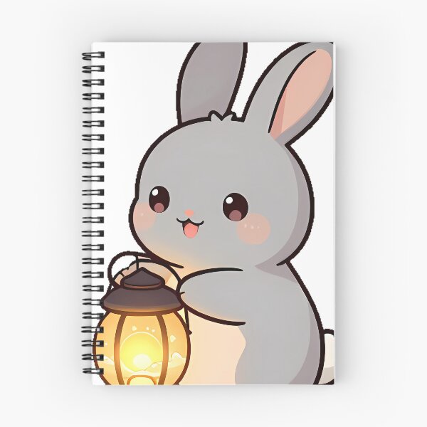 Item preview, Bunny with Sunset Lantern designed and sold by pumsquare.
