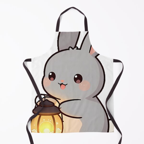 Item preview, Bunny with Sunset Lantern designed and sold by pumsquare.
