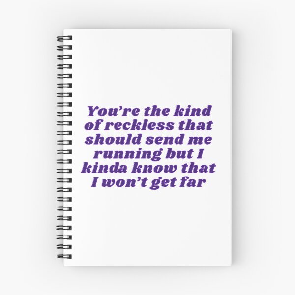 Item preview, Taylor Swift You're the Kind of Reckless designed and sold by kikismithshop.