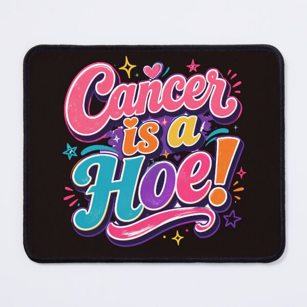 Item preview, Cancer Is A Hoe Pink Sparkle Cancer Survivor Design designed and sold by WHDProduction45.