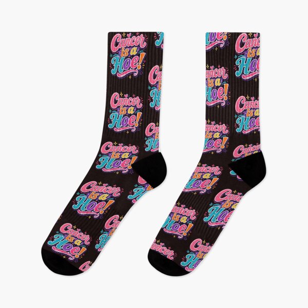 Item preview, Cancer Is A Hoe Pink Sparkle Cancer Survivor Design designed and sold by WHDProduction45.