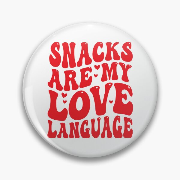 Item preview, Snacks Are My Love Language Funny Food Lover | Snack Addict Gift | Cute Food Humor Design designed and sold by 76Valeria.