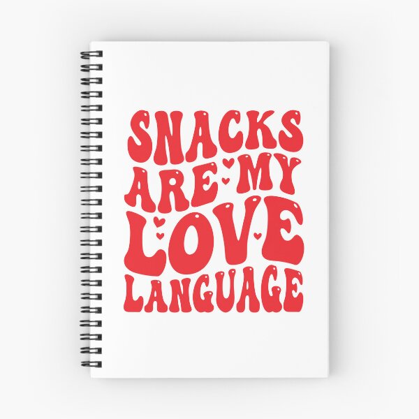 Item preview, Snacks Are My Love Language Funny Food Lover | Snack Addict Gift | Cute Food Humor Design designed and sold by 76Valeria.