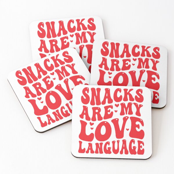 Item preview, Snacks Are My Love Language Funny Food Lover | Snack Addict Gift | Cute Food Humor Design designed and sold by 76Valeria.