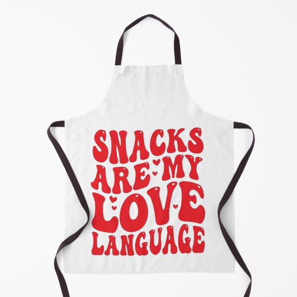 Item preview, Snacks Are My Love Language Funny Food Lover | Snack Addict Gift | Cute Food Humor Design designed and sold by 76Valeria.