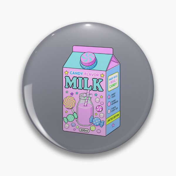 Item preview, Kawaii Candy Flavor Milk Carton | Cute Pastel Candy Aesthetic designed and sold by Aimetoi.
