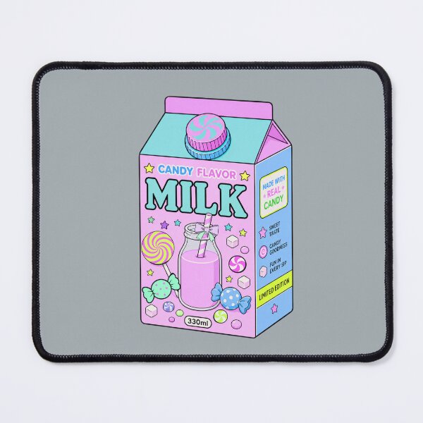 Item preview, Kawaii Candy Flavor Milk Carton | Cute Pastel Candy Aesthetic designed and sold by Aimetoi.