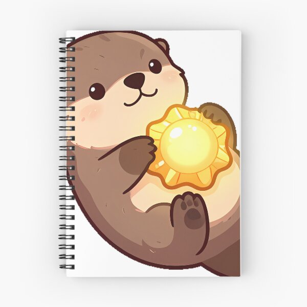 Item preview, Otter with Golden Sun Shell designed and sold by pumsquare.