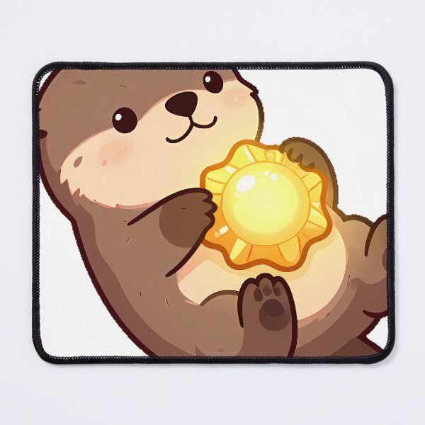 Item preview, Otter with Golden Sun Shell designed and sold by pumsquare.