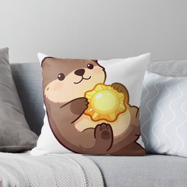 Item preview, Otter with Golden Sun Shell designed and sold by pumsquare.
