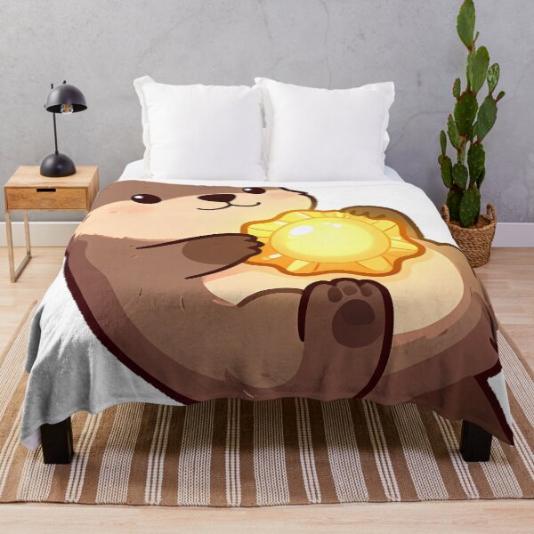 Item preview, Otter with Golden Sun Shell designed and sold by pumsquare.