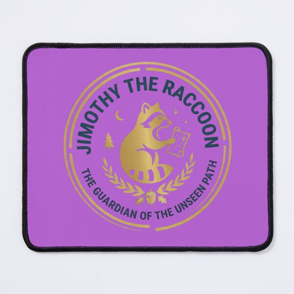 Item preview, Jimothy the Raccoon - Mummy's Little Gremlin Cute Trash Panda Meme Sticker designed and sold by Amituniqart.