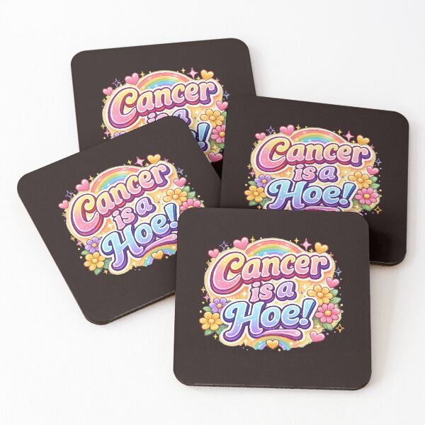Item preview, Cancer Is A Hoe Pink Sparkle Cancer Survivor Design designed and sold by WHDProduction45.