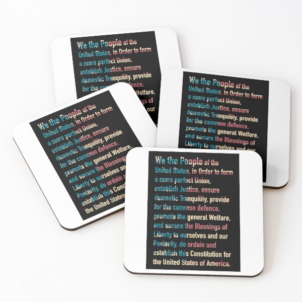 Item preview, We The People ... The U.S. Constitution Preamble designed and sold by valsiaocon.