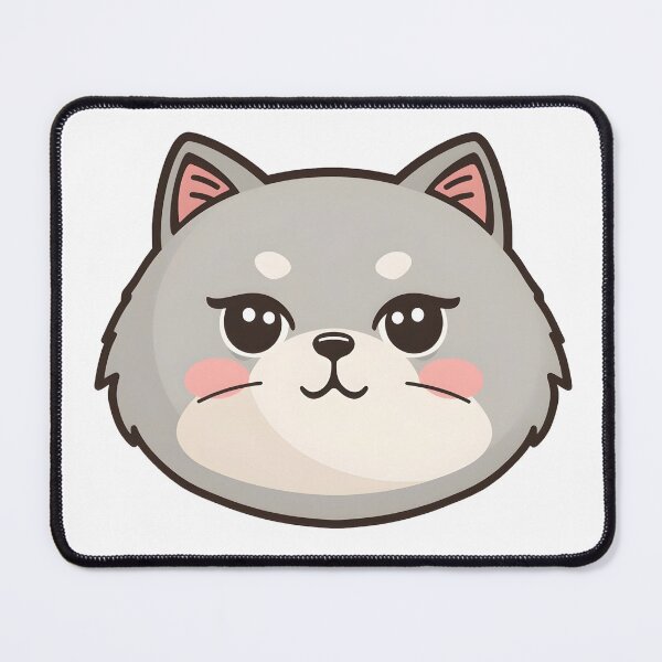 Item preview, Cute Grey Persian Cat Face Sticker designed and sold by VINTOR-.