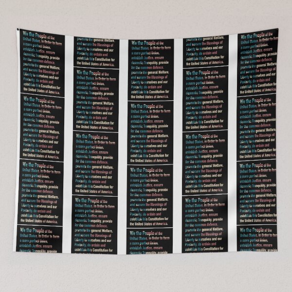 Item preview, We The People ... The U.S. Constitution Preamble designed and sold by valsiaocon.