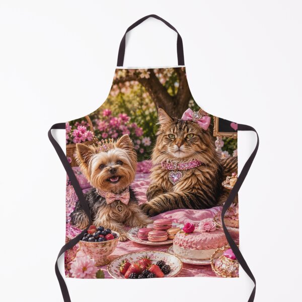 Item preview, Besties Fur-ever Cat Dog Tea Party Design designed and sold by Extremeallie.