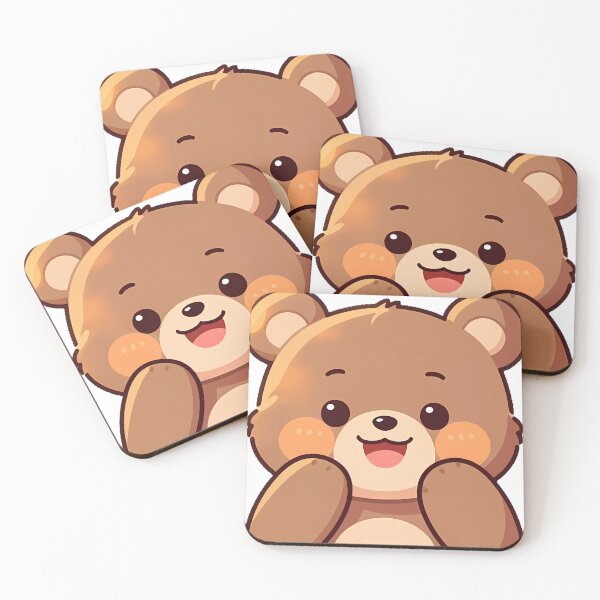Item preview, Bear Cub with Sunset-Painted Cheeks designed and sold by pumsquare.