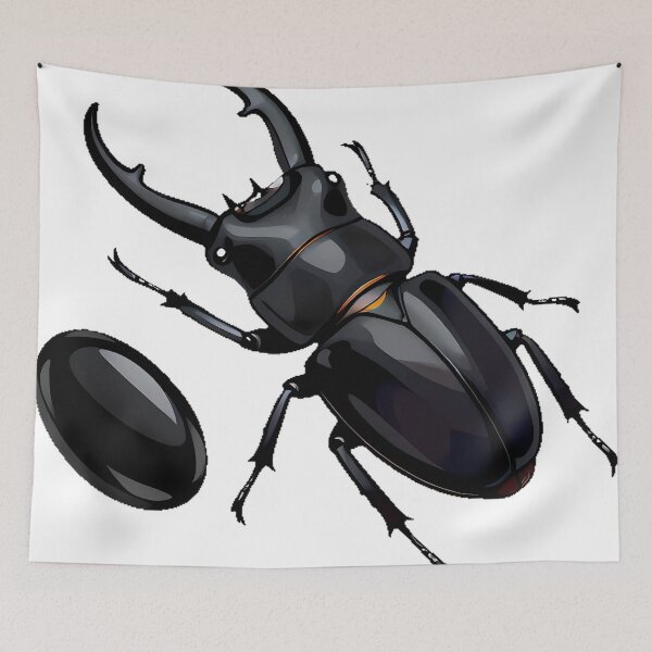 Item preview, Stag Beetle with Onyx Gem designed and sold by IllumeInk.